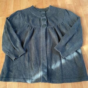 Mossimo 100% Cotton Gray Sweater